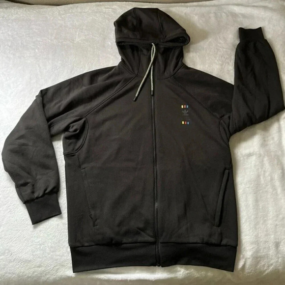 Adidas x Oyster Holdings Reversible Hoodie M Black DN8076 - Picture 3 of 16
